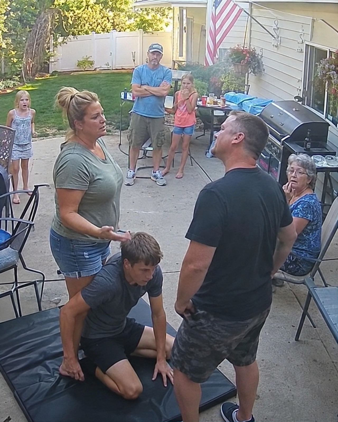 My Brother-In-Law Pushed My Thirteen-Year-Old Son Onto The Backyard Mat, Then Mocked Me In Front Of The Family While My 