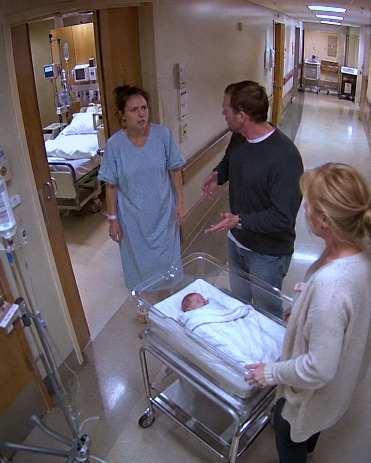 My daughter had only just been born when I heard my husband whisper outside the nursery, “Give the baby to Celeste befor