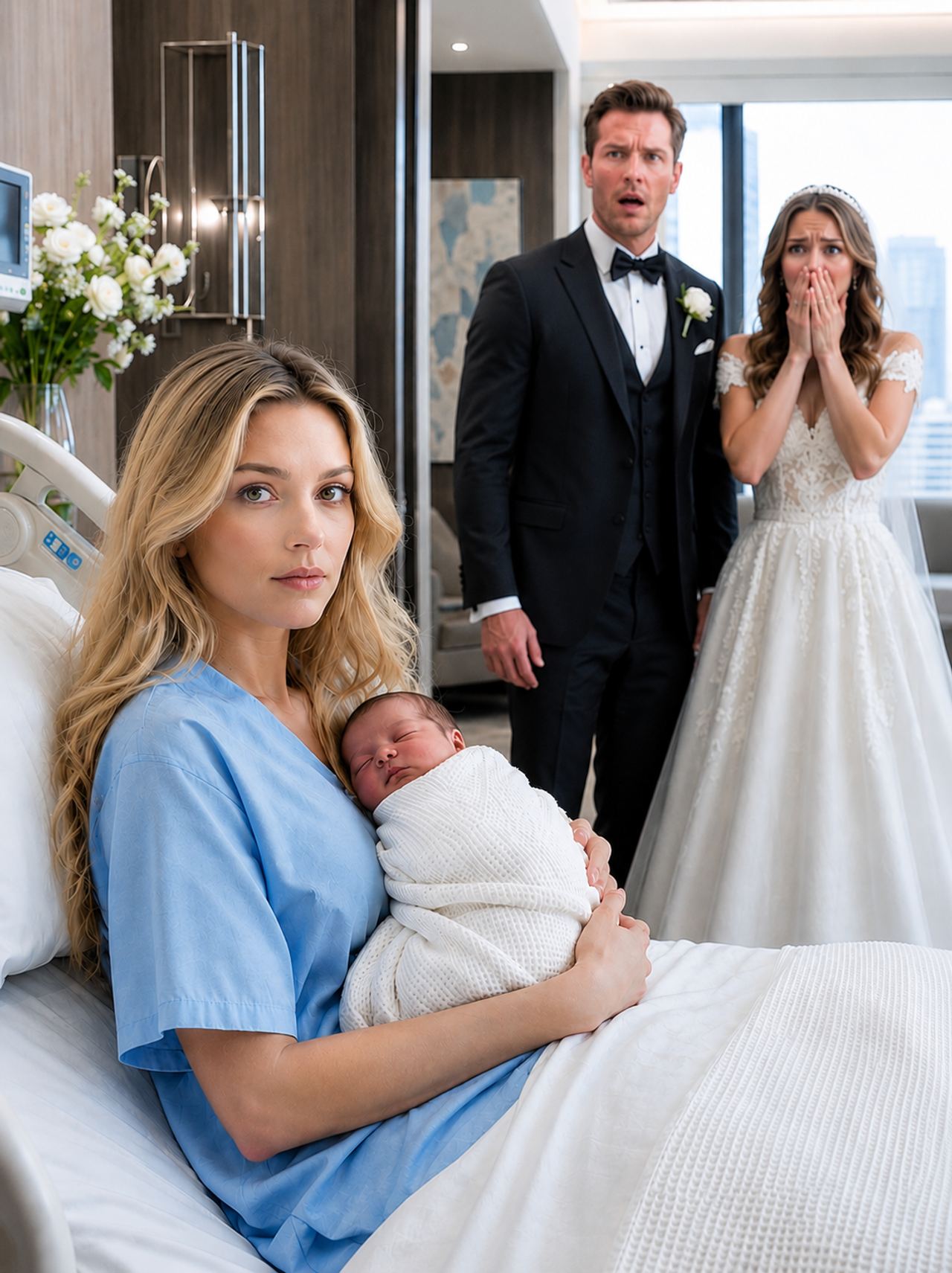 My Ex-Husband Called To Invite Me To His Wedding—So I Told Him I’d Just Given Birth. Thirty Minutes Later, The Groom Bur
