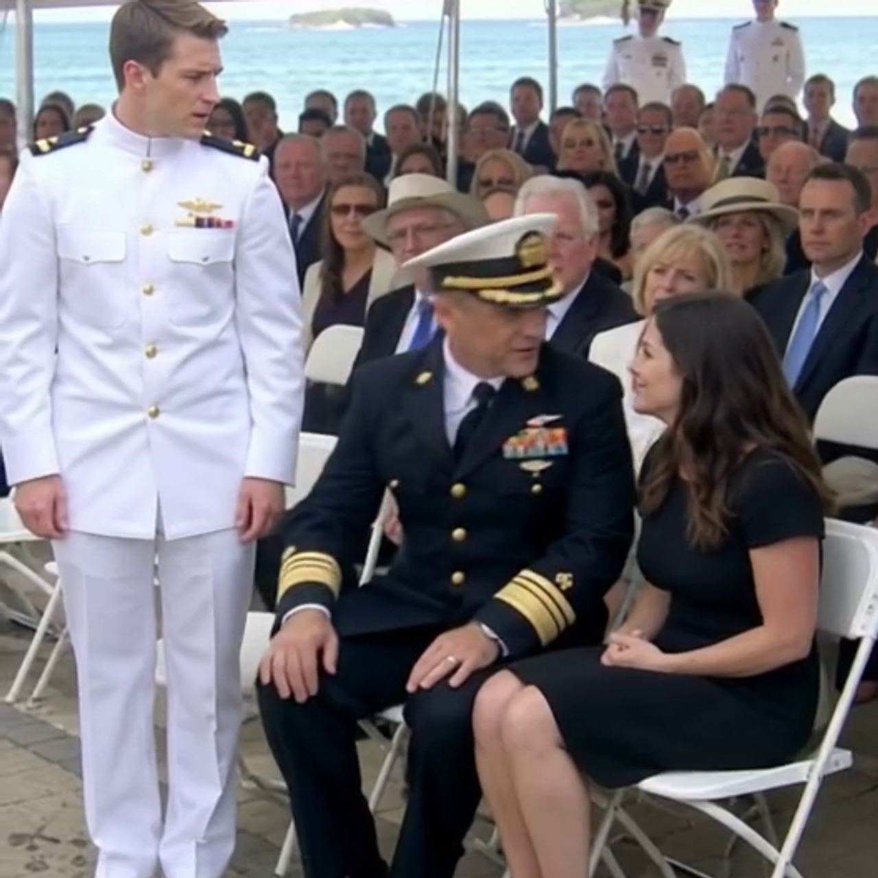 My family laughed when I sat alone at my brother’s Trident ceremony—until the SEAL commander