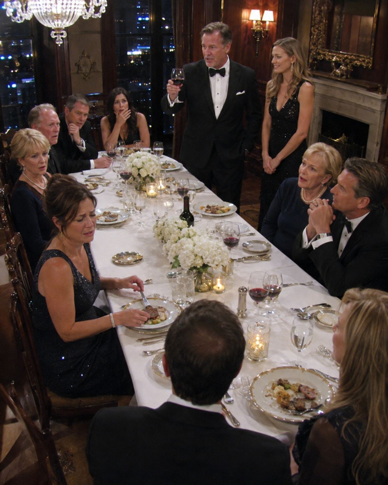 My father’s toast to “our real daughter” hung in the air as twenty faces turned toward Rachel, my fork clattered against