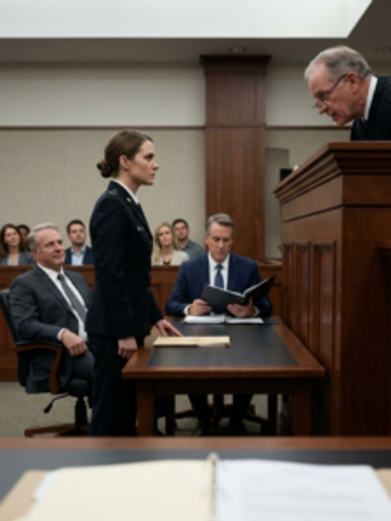 My father smirked across the courtroom and said, “You don’t even have the money to hire a lawyer,” loud enough for stran