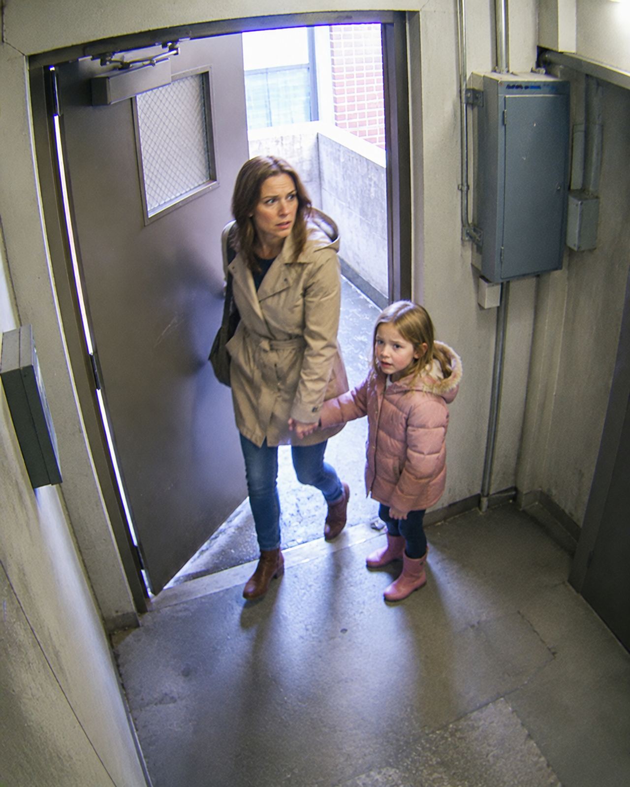 My husband had barely driven away on his “business trip” when my six-year-old daughter grabbed my hand and whispered, “M