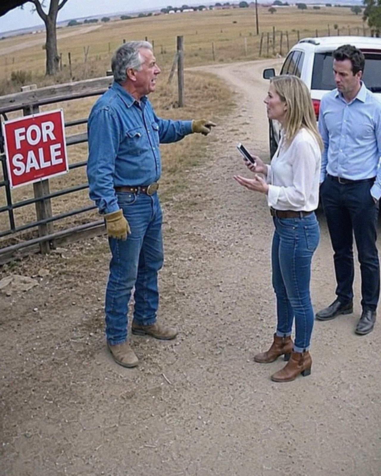 My son’s wife laughed when she saw me fixing the fence in my old work boots and said, ‘This ranch is too much for you no