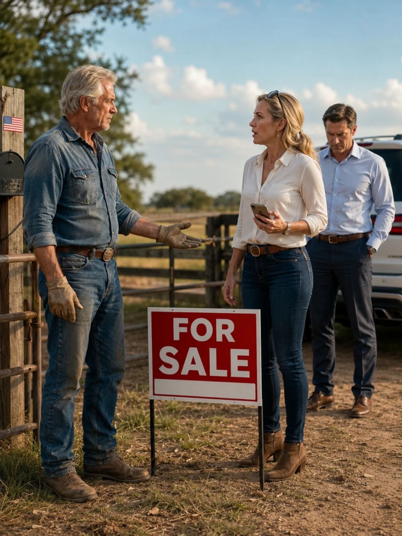 My son’s wife laughed when she saw me fixing the fence in my old work boots and said, ‘This ranch is too much for you no