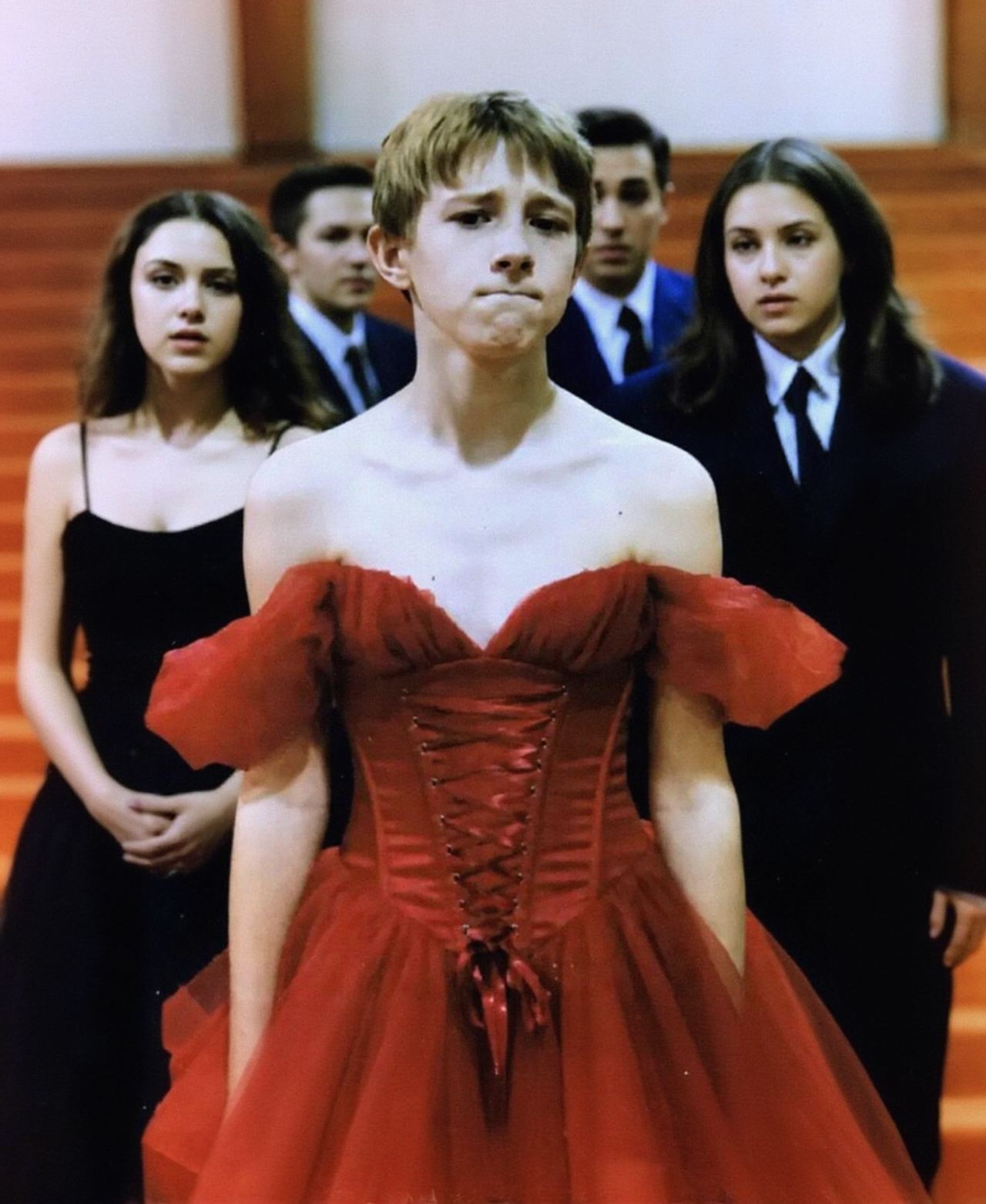 My Son Walked Into Graduation Wearing a Red Dress — The Reason Silenced the Entire Room