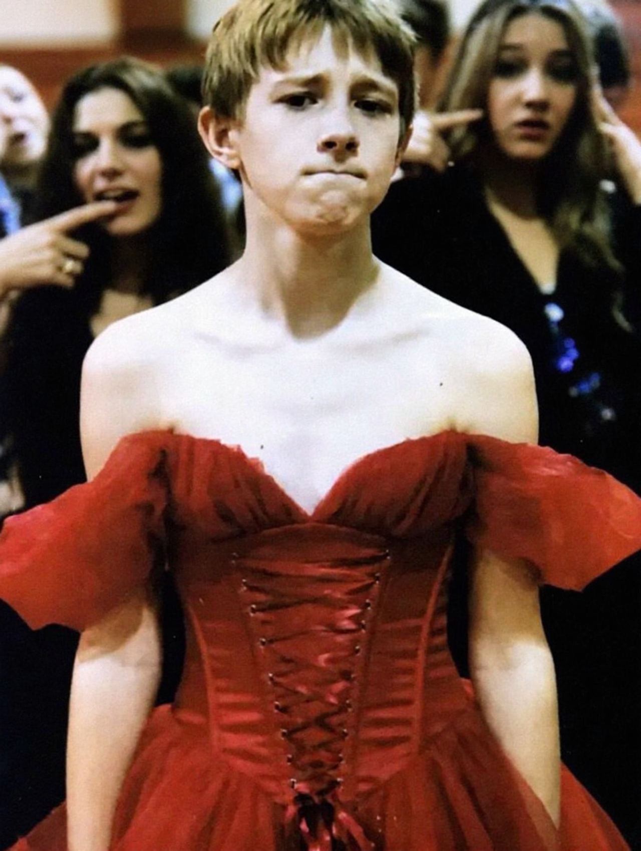 My Son Walked Into Graduation Wearing a Red Dress — The Reason Silenced the Entire Room