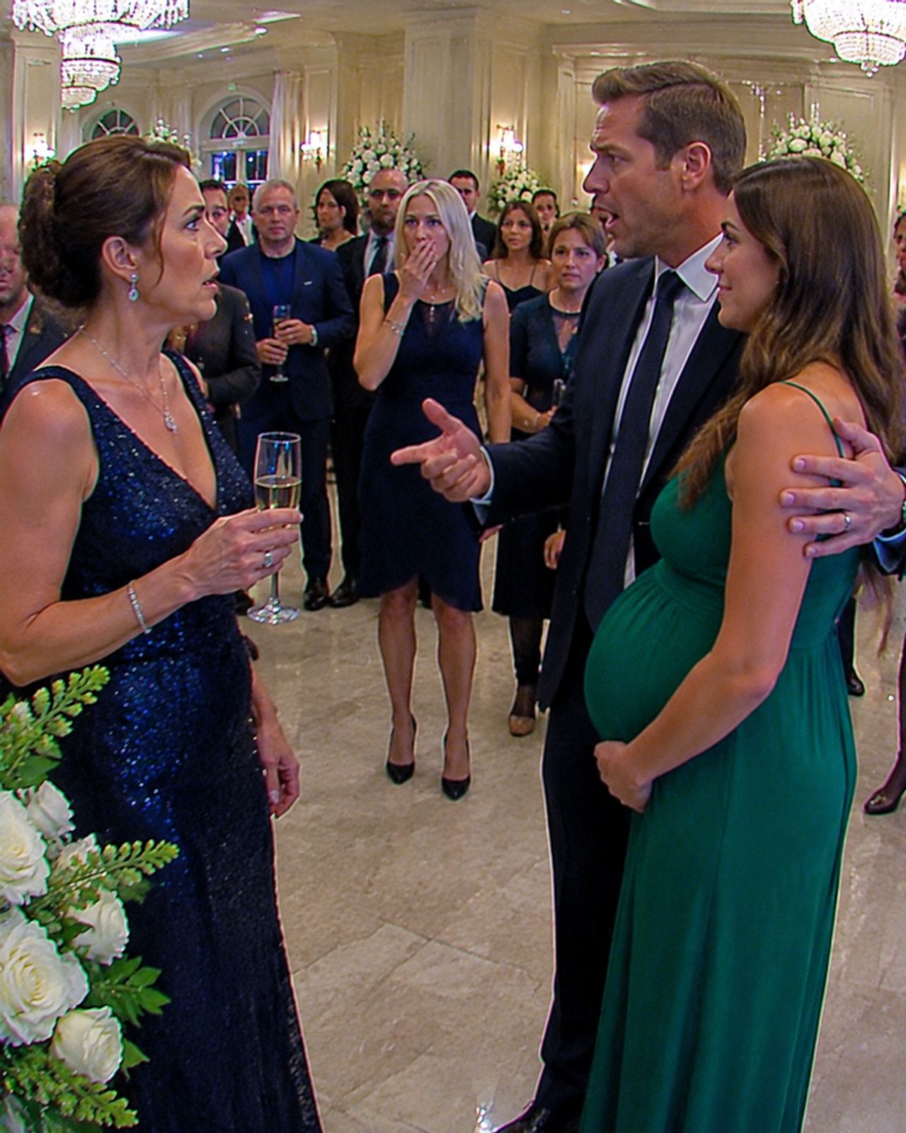 On our vow renewalday, my husband lockedme out: “This party isfor my new woman, notyou!”… I paid for every white rose at