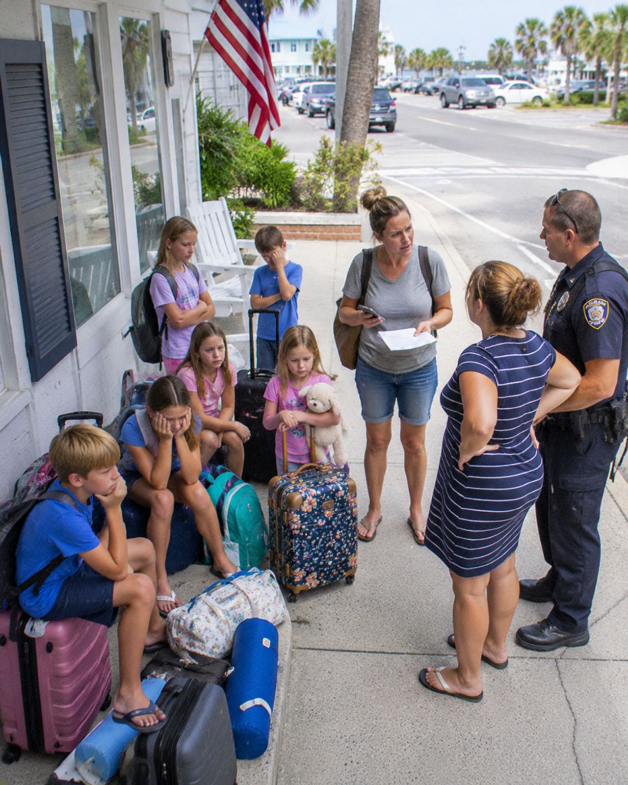 She Found Five Kids Abandoned Outside a Rental, Then the Lawyer Arrived