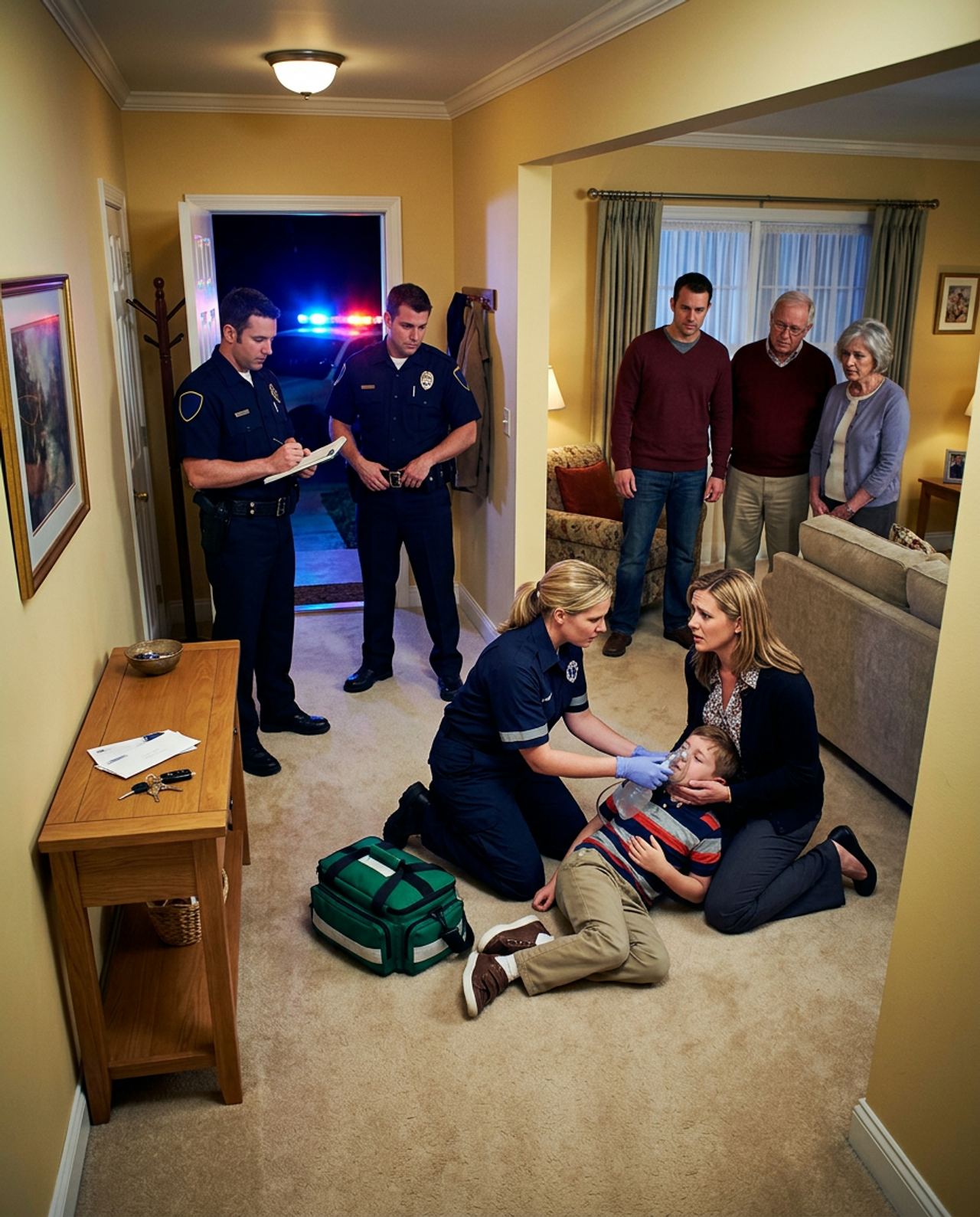 She Found Her Son At The Door, Then The Paramedic Recognized Her Brother