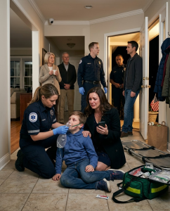 She Found Her Son At The Door, Then The Paramedic Recognized Her Brother