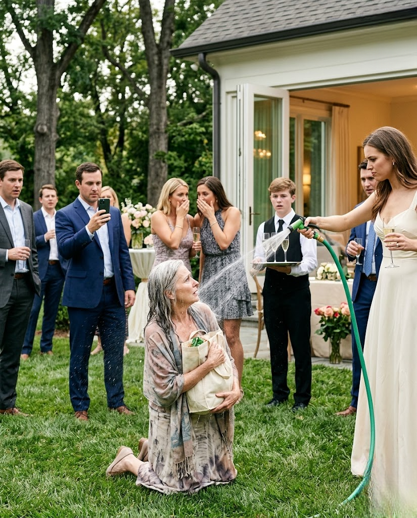 She Hosed Down a Stranger at Her Engagement—Then Her Fiancé Spoke