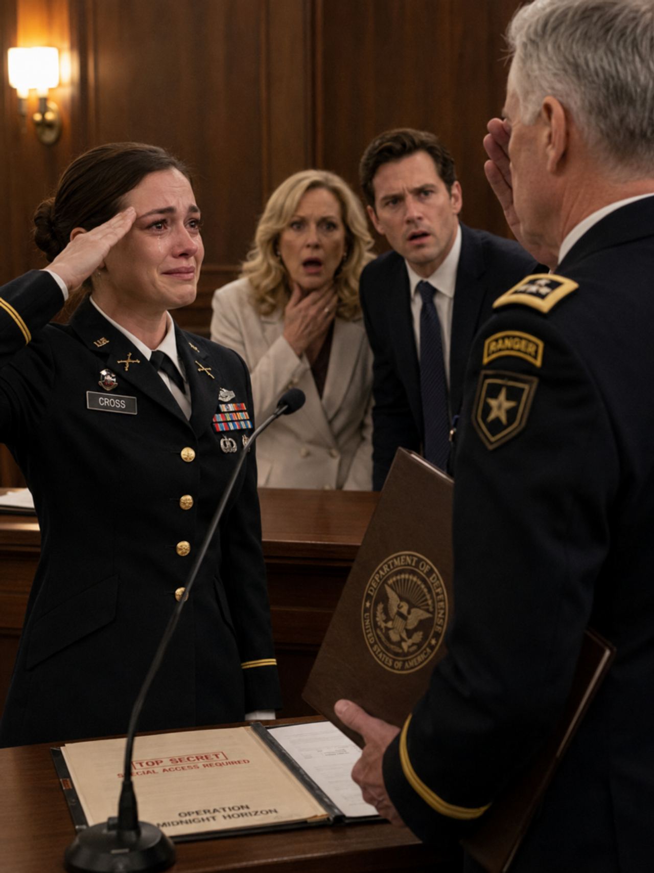 “She Was Never in the Army.” My Own Mother Smiled Under Oath as She Called My Combat Scars Fake and My Medals Bought Onl