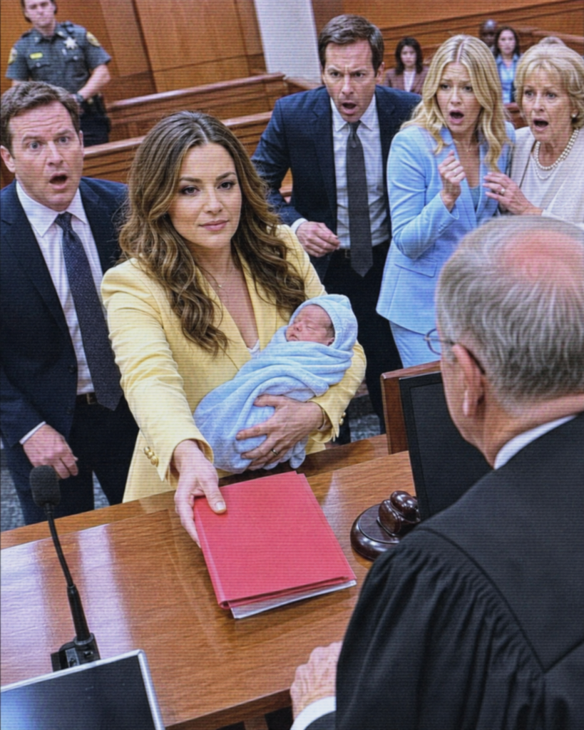 Six Days After Giving Birth, My Husband Dragged Me Into Court—But the Red Folder in My Hands Changed Everything