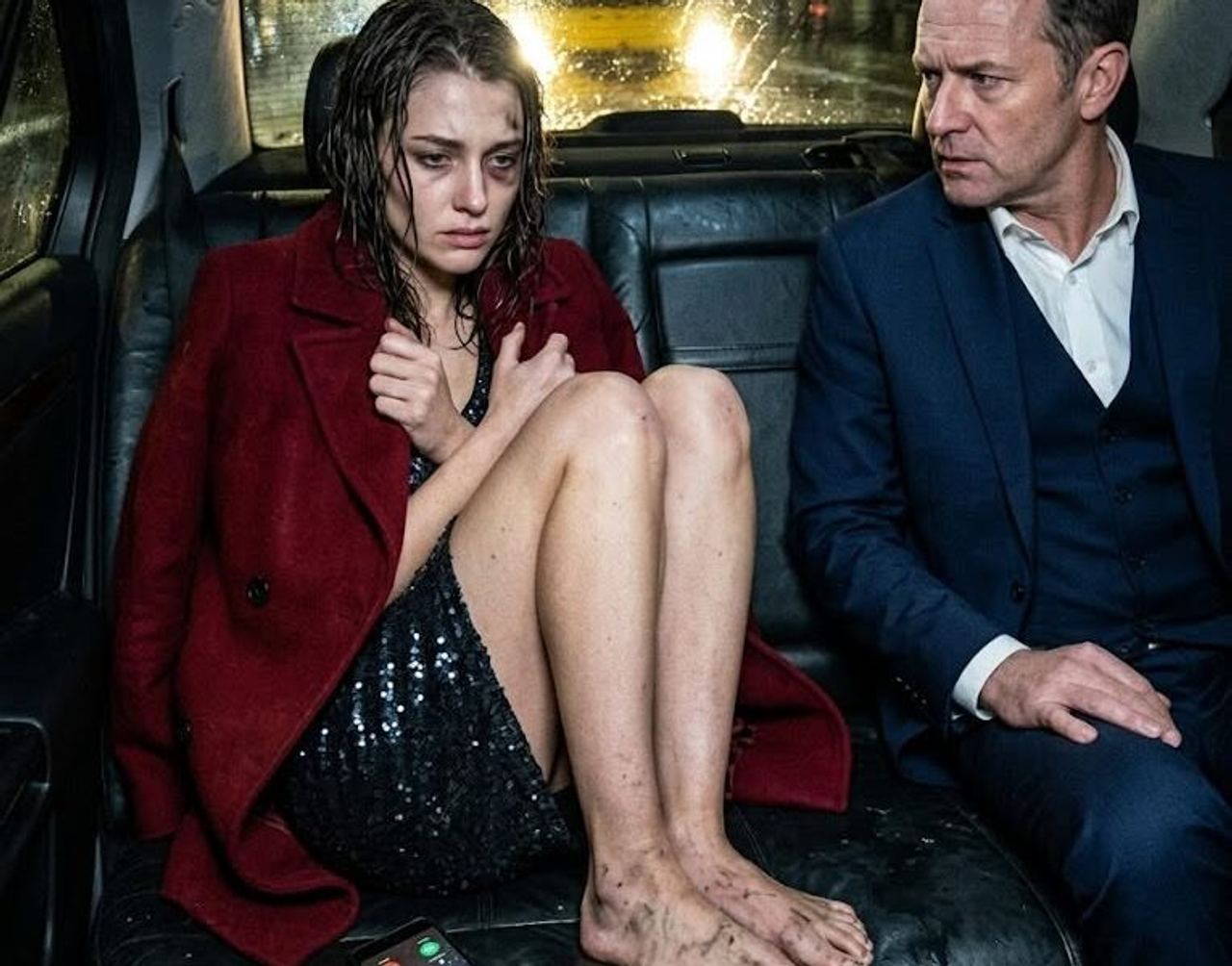 The 24-year-old woman had been forced by her stepmother into a bedroom with one of her business partners. Terrified, she