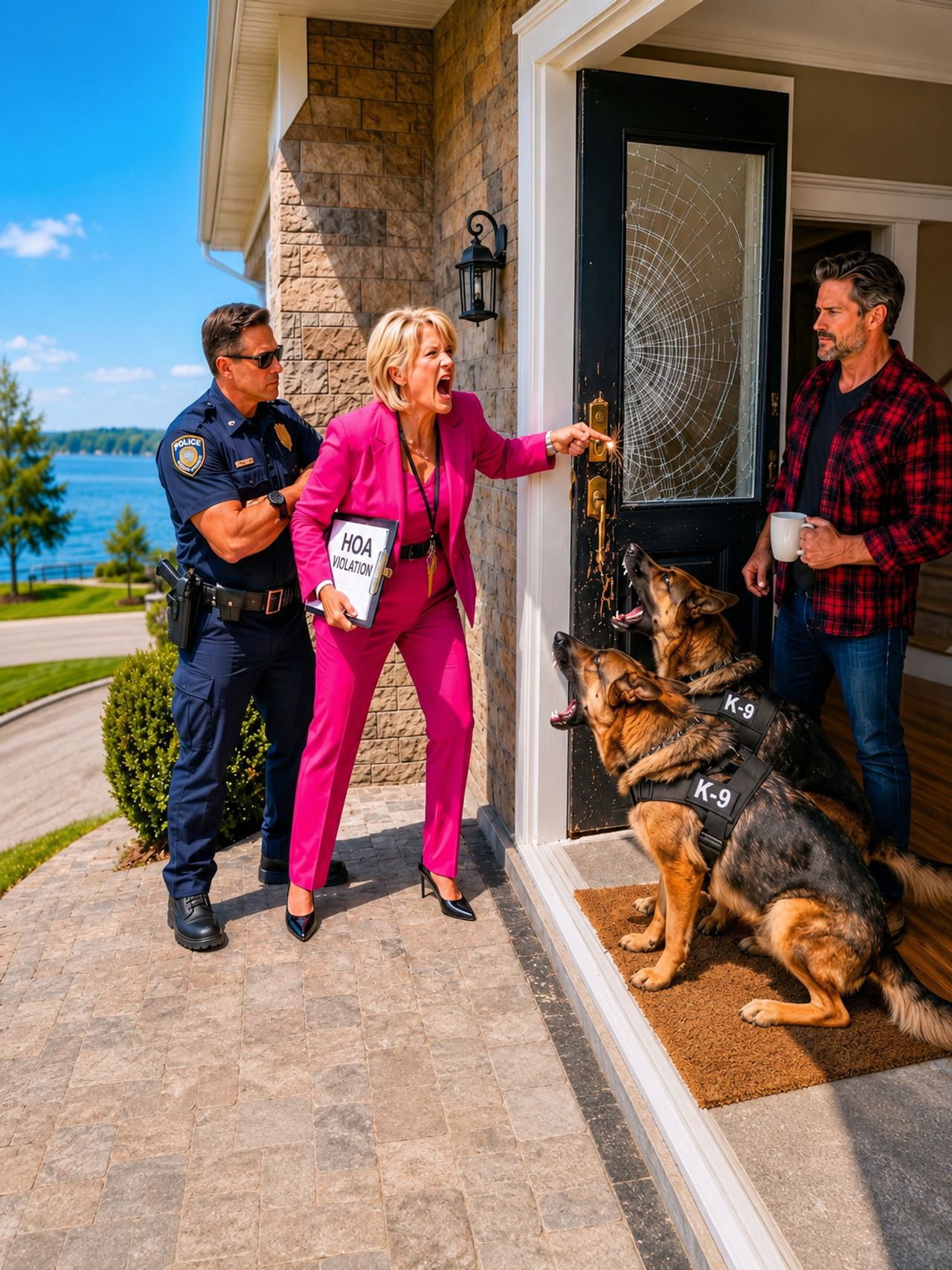 THE HOA PRESIDENT TRIED TO UNLOCK MY FRONT DOOR AT 3:00 A.M. WITH A “MASTER KEY,” THEN KICKED THE FRAME AND SAID SHE WOU