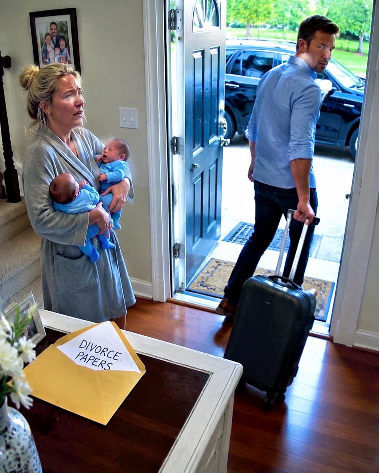 “THE MORNING RYAN ABANDONED ME, HE DIDN’T SLAM A DOOR OR SHOUT A FINAL INSULT. HE SIMPLY ZIPPED HIS SUITCASE, KISSED MY 