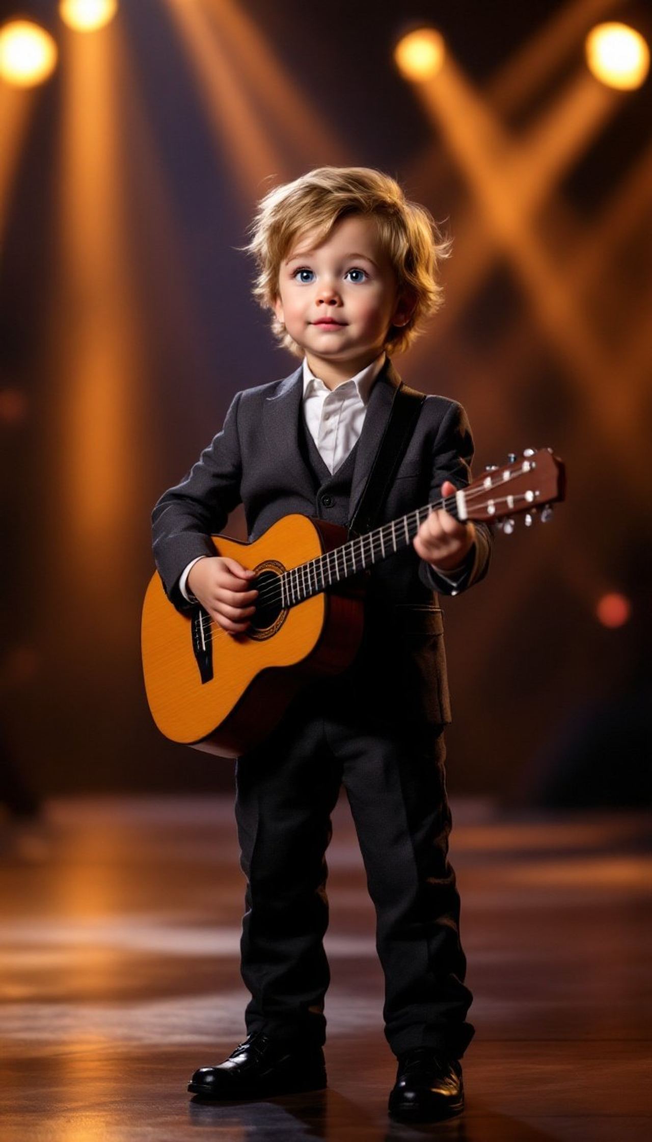 This tiny first-grader grabbed the mic, and transformed into Johnny Cash! No one saw it coming, but the second he opened