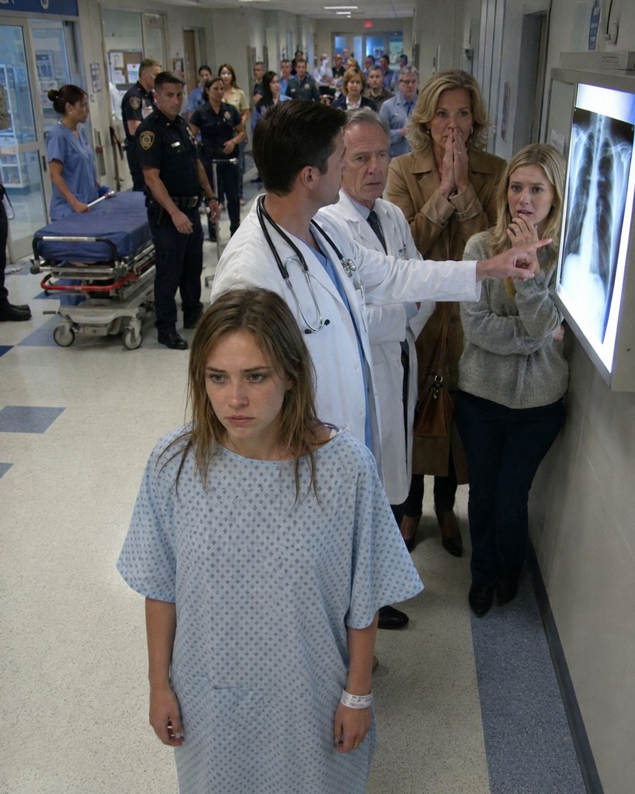 “We’ll Handle This at Home,” My Father Said After My Sister Shoved Me From the Roof — But When the ER Doctor Put My X-Ra