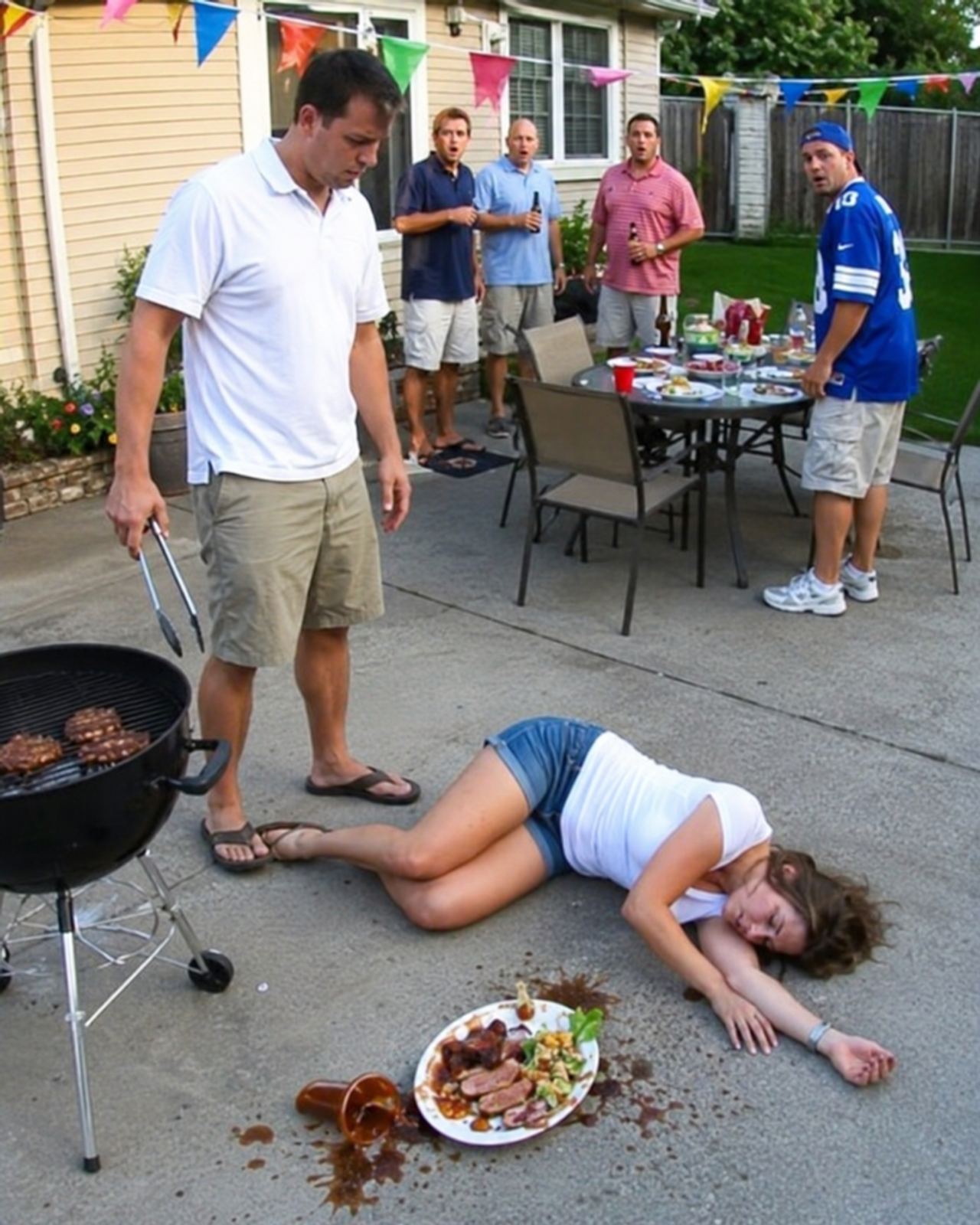 When I collapsed on my husband’s driveway carrying his birthday brisket, he didn’t run to help me—he looked down, rolled