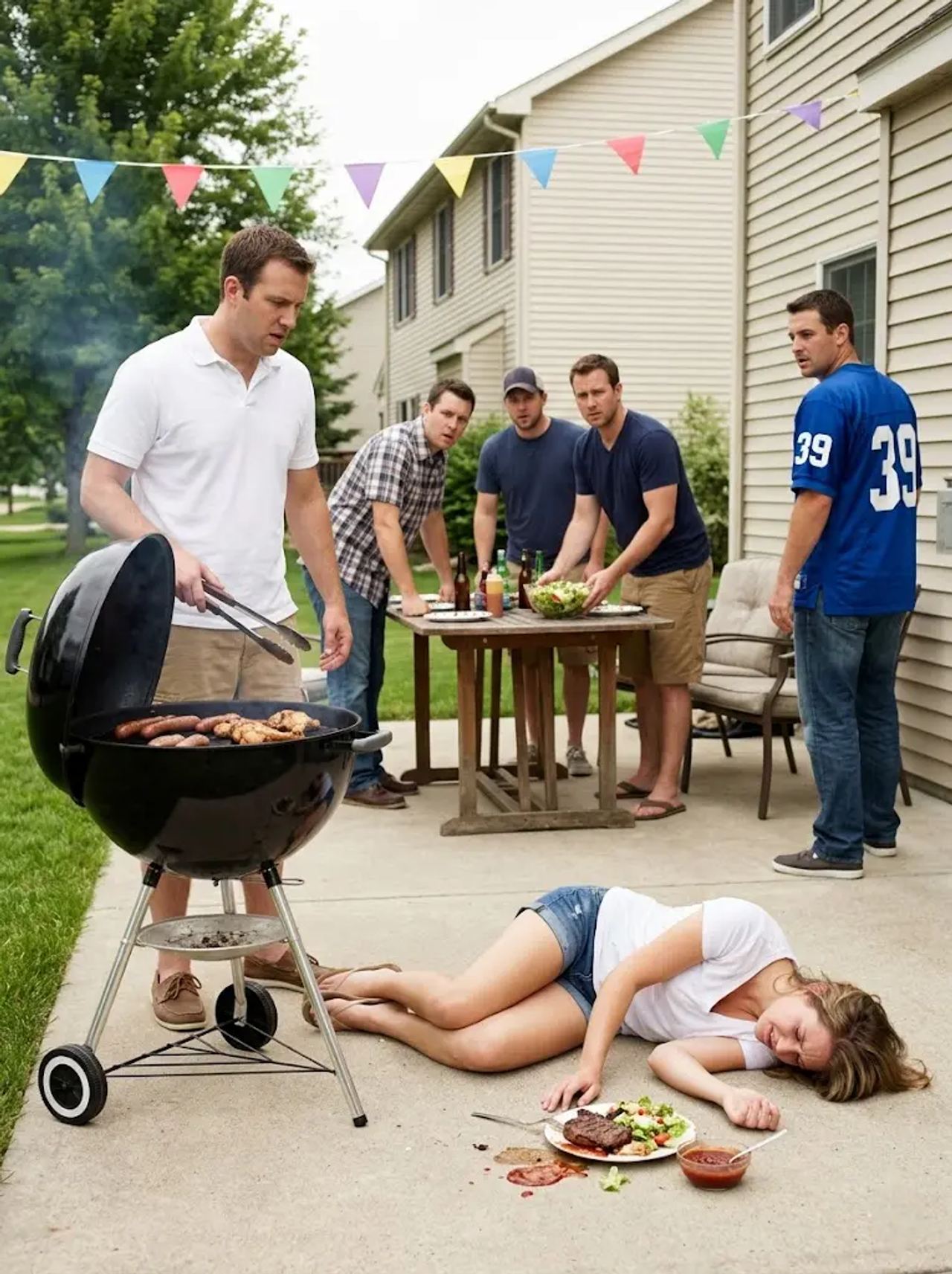 When I collapsed on my husband’s driveway carrying his birthday brisket, he didn’t run to help me—he looked down, rolled