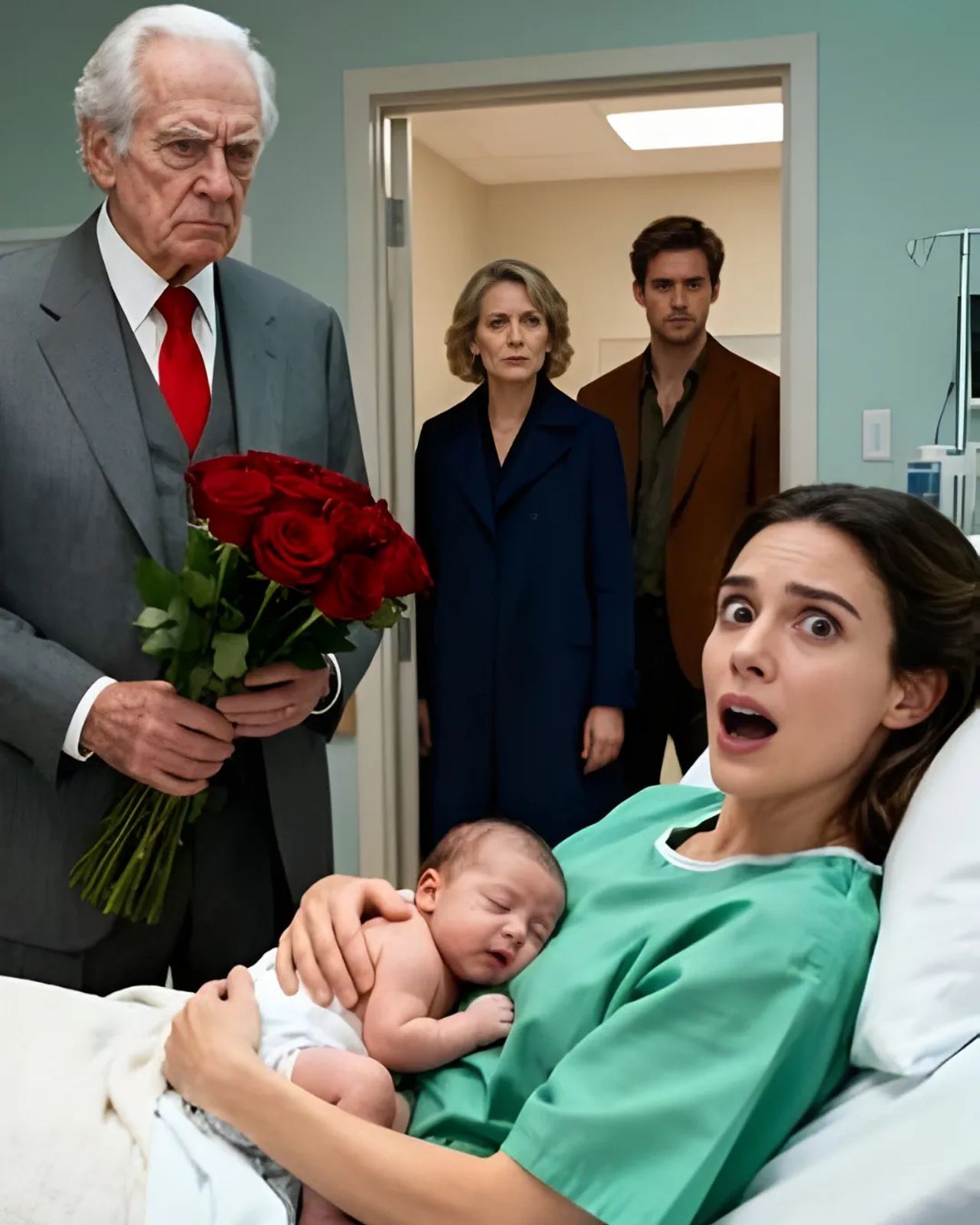 When my grandfather came in after I gave birth, his first words were, “Honey, weren’t the $250,000 I sent you every mont