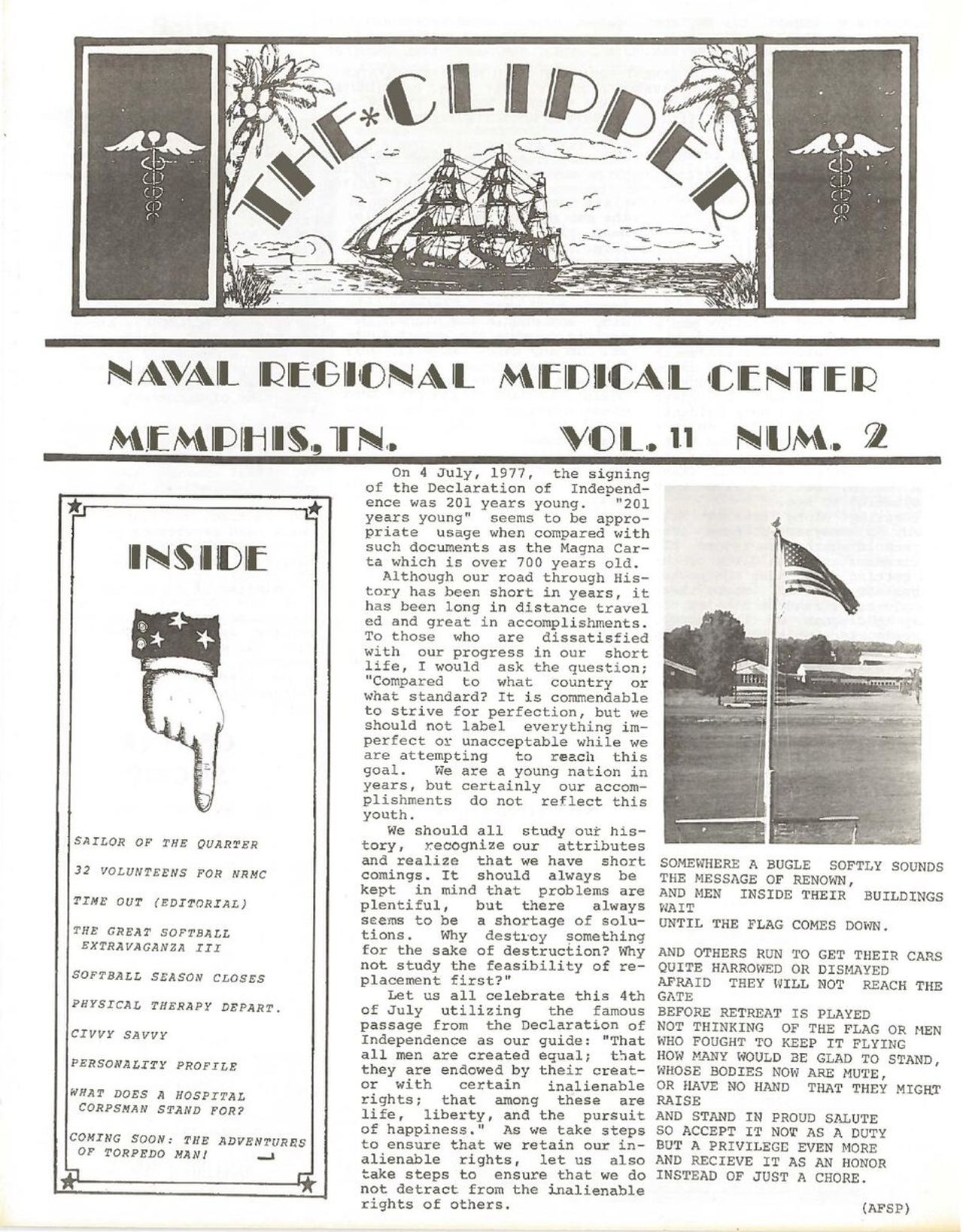 The Clipper Vol. 11 No. 2, July 1977 (IA hospitalclipper1102197707)