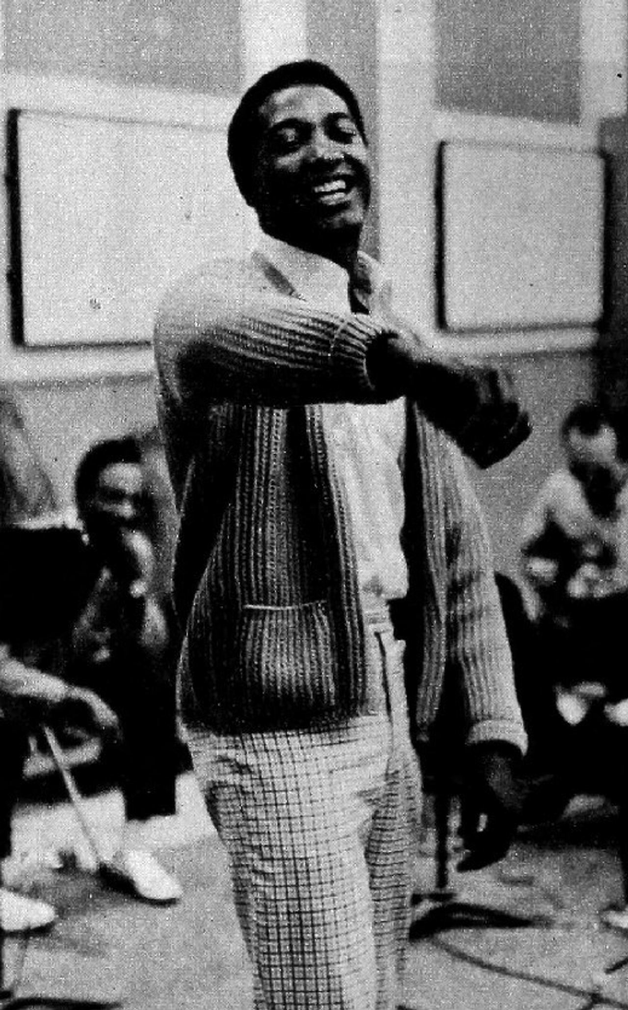 Sam Cooke in the recording studio 1961