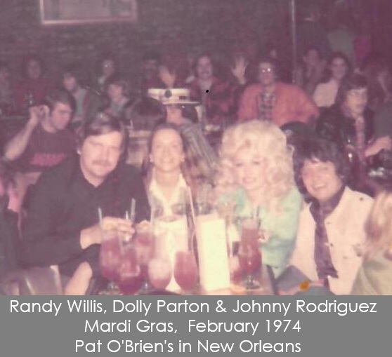 Randy Willis. Dolly Parton, and Johnny Rodriguez