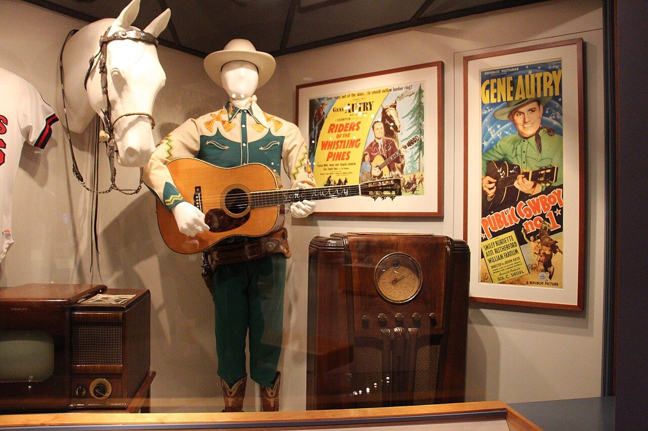 Display of Gene Autry memorabilia